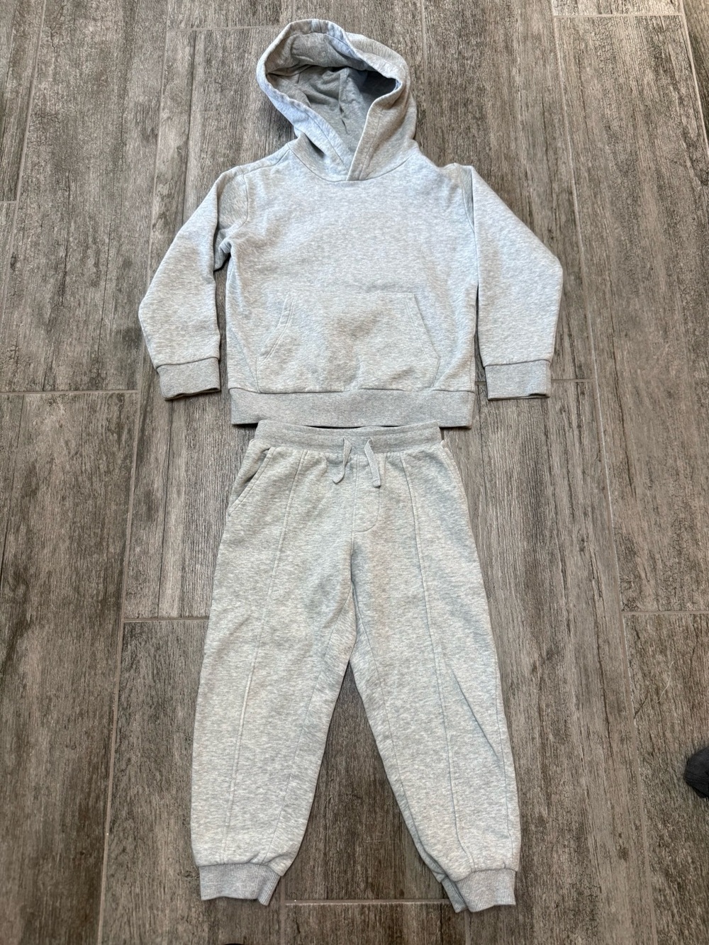 Tucker + Tate Heather Gray Hoodie & Jogger Set